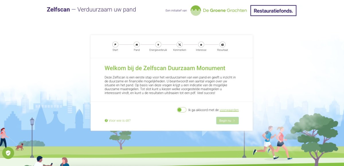 zelfscan duurzaam monument