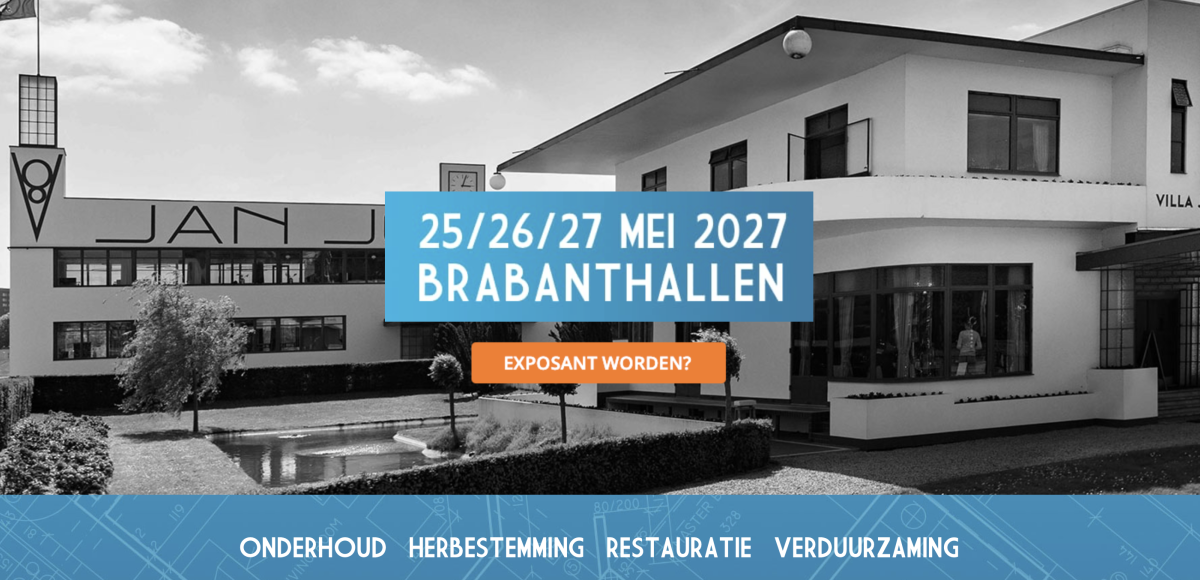 aankondiging beurs MONUMENT 2027